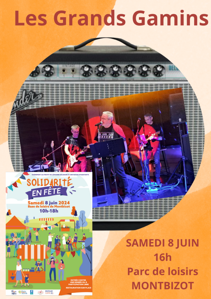 LES GRANDS GAMINS Affiche concert solidaire